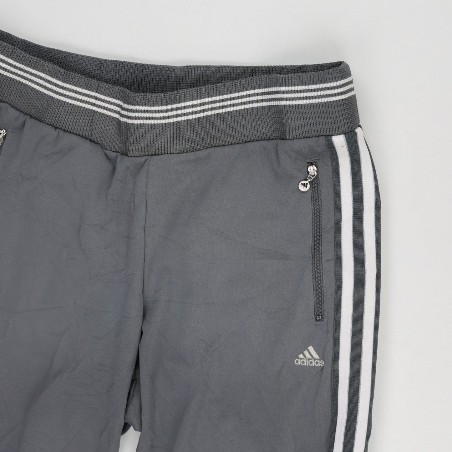 adidas Clima365 Grey Track Pants Mens Medium Polyester Blend Vintage