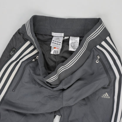 adidas Clima365 Grey Track Pants Mens Medium Polyester Blend Vintage