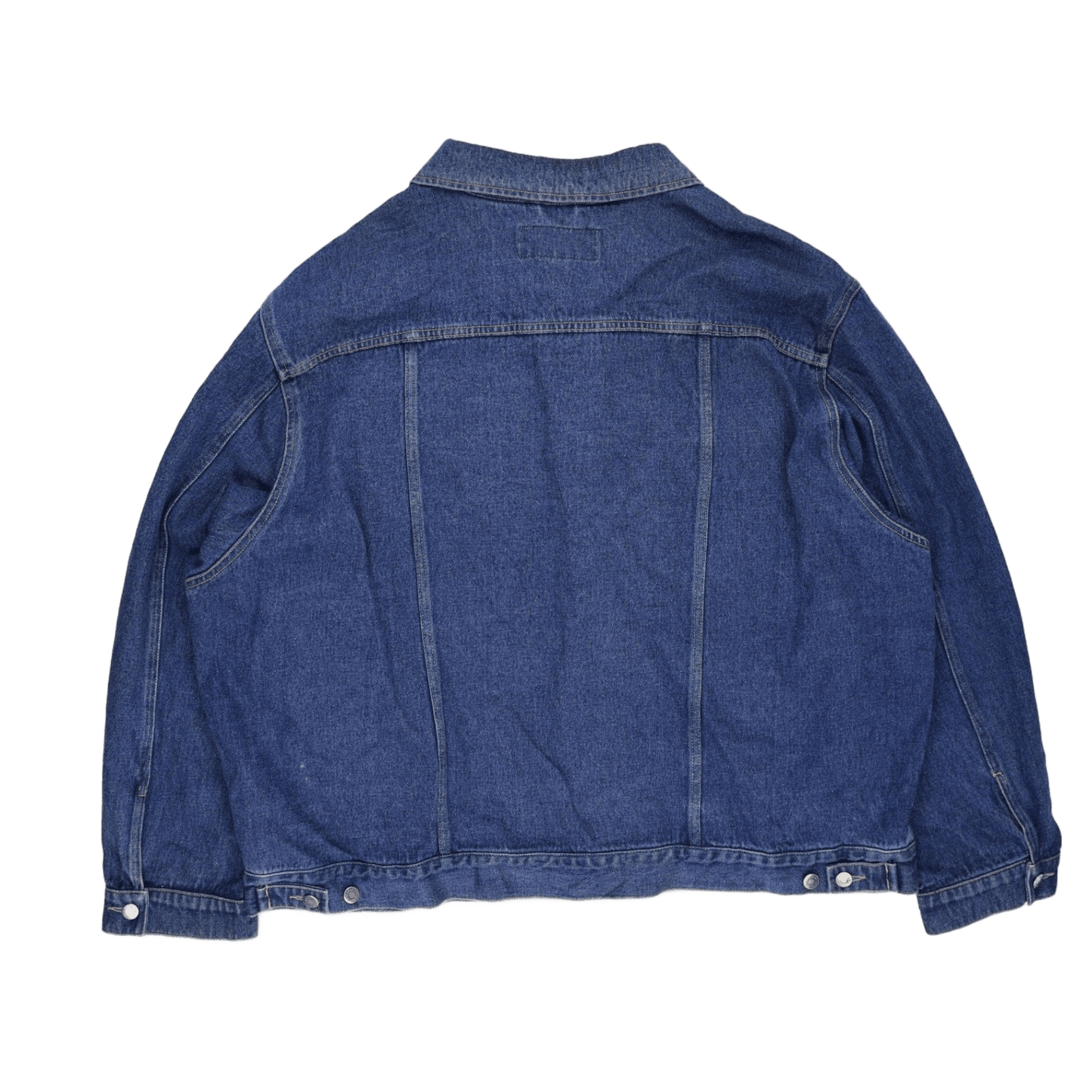 Wrangler Vintage Blue Denim Jacket 4XL Cotton Denim Collared Neckline