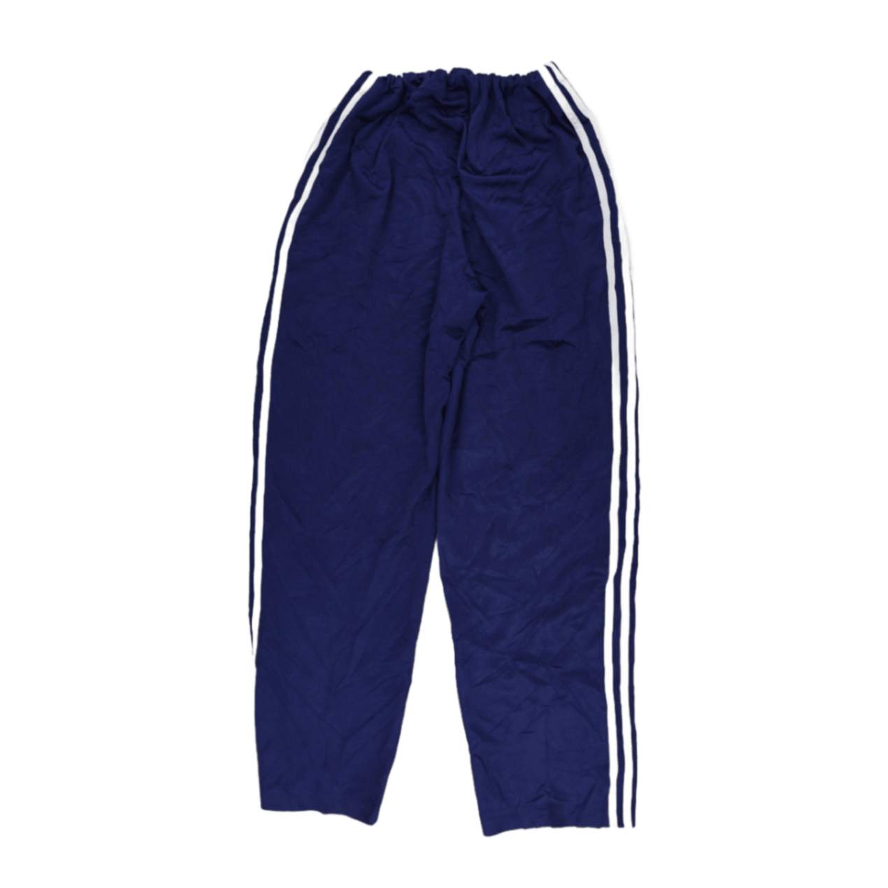 Adidas Vintage Navy Blue Track Pants Medium Polyester 77cm Inseam