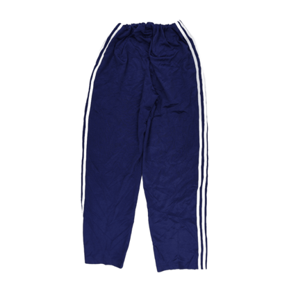 Adidas Vintage Navy Blue Track Pants Medium Polyester 77cm Inseam