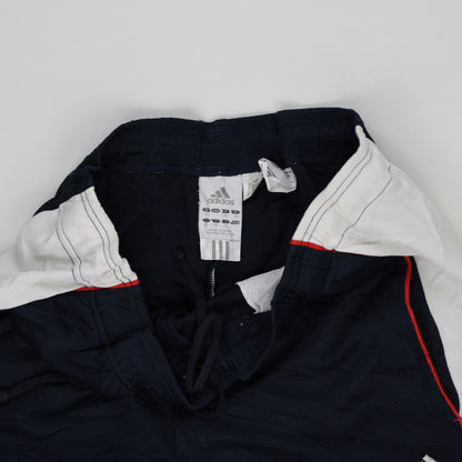Adidas Track Pants Navy Blue Large Polyester Men's Trousers
