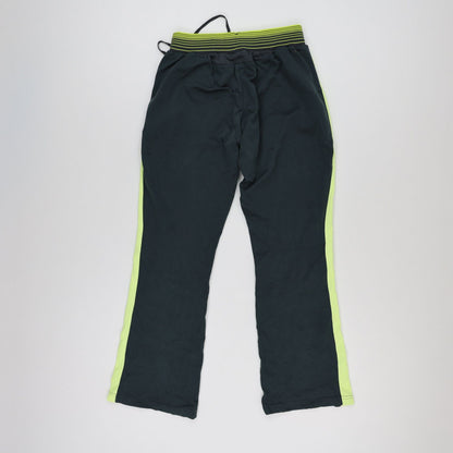 Nike Dri-FIT Women's Jogging Trousers Black Neon Green Size Medium Polyester