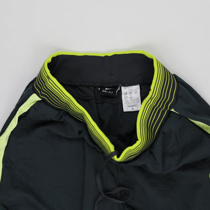 Nike Dri-FIT Women's Jogging Trousers Black Neon Green Size Medium Polyester