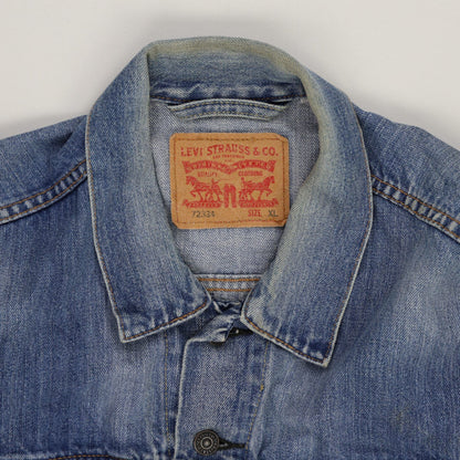 Levi's Vintage Denim Trucker Jacket Blue XL Cotton