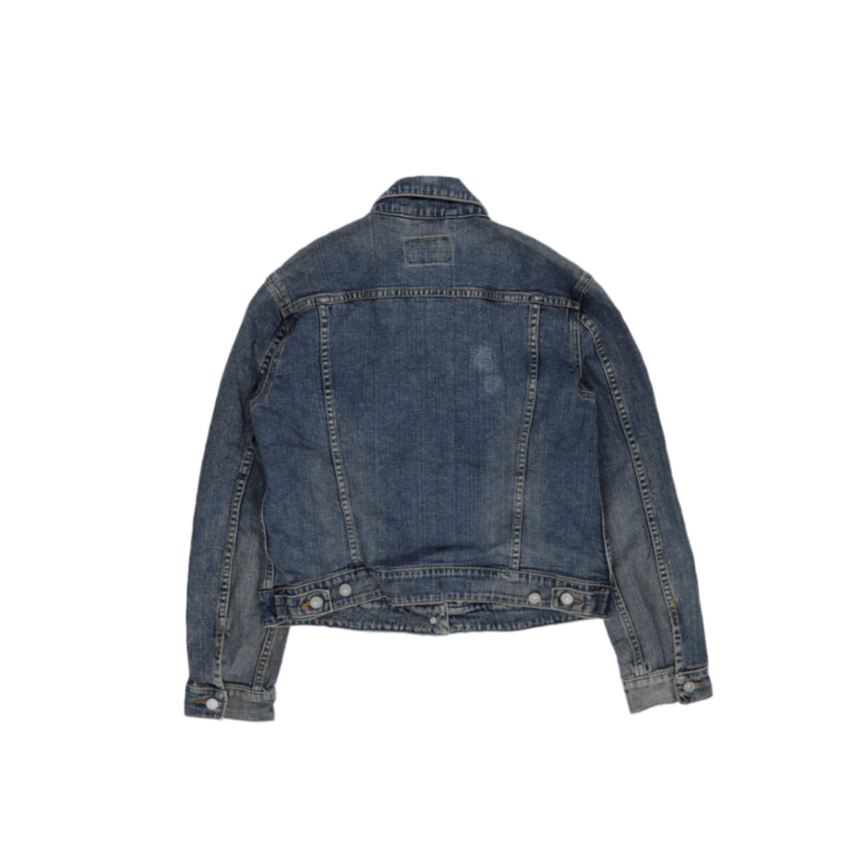 Levi's Vintage Blue Denim Trucker Jacket Size Medium 100 Percent Cotton