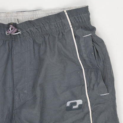 Billabong Grey Track Bottoms Men's Medium Polyester Vintage Trousers 77cm Inseam