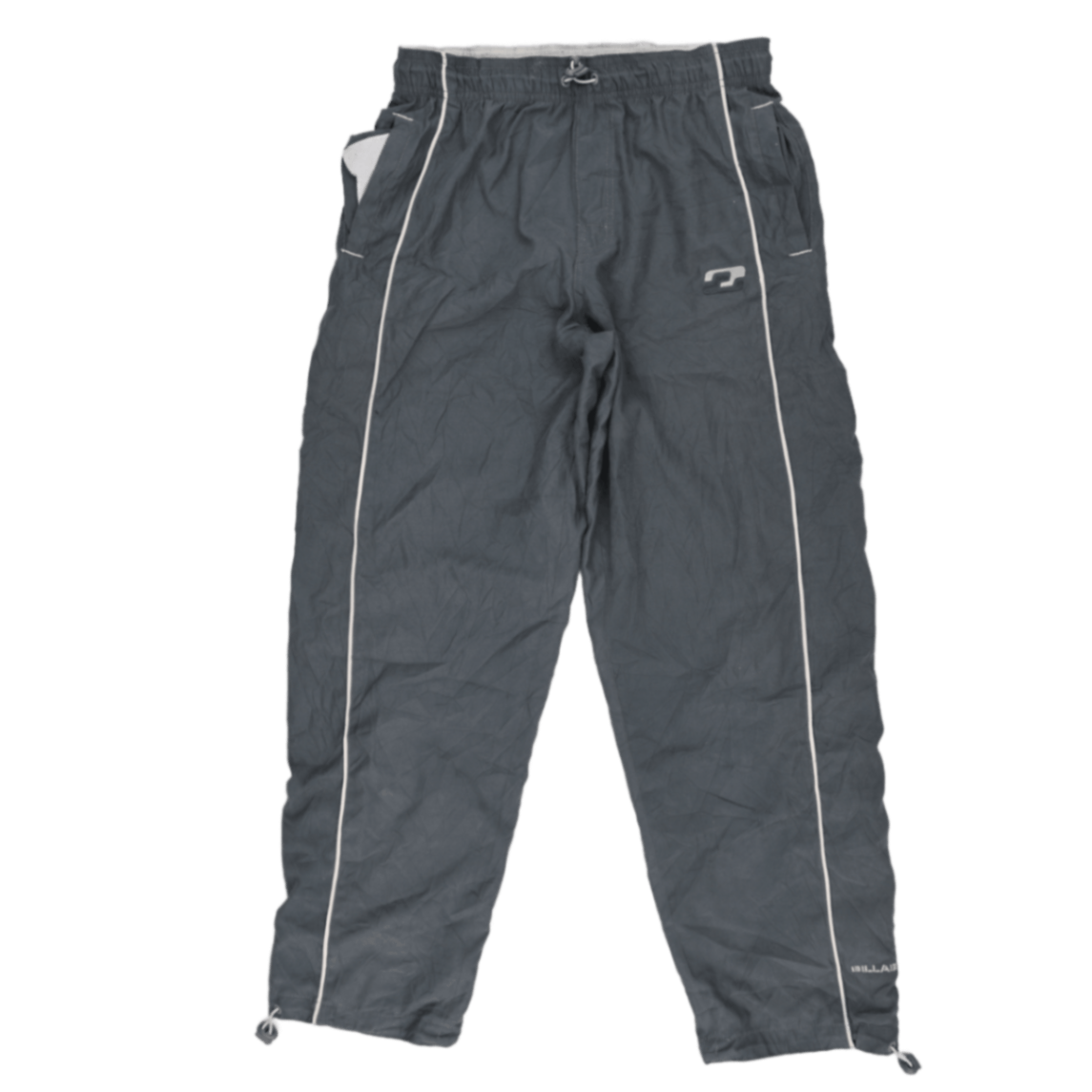Billabong Grey Track Bottoms Men's Medium Polyester Vintage Trousers 77cm Inseam