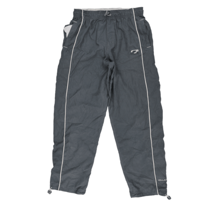 Billabong Grey Track Bottoms Men's Medium Polyester Vintage Trousers 77cm Inseam