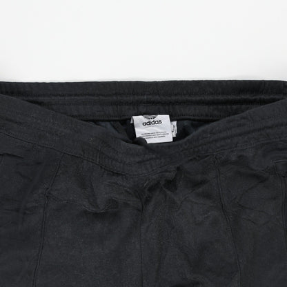 adidas Black Track Pants Medium Polyester Blend Men's 38 Inseam