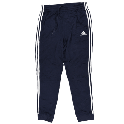 adidas Navy Blue Track Pants Medium Polyester 76cm Inseam 41cm Waist