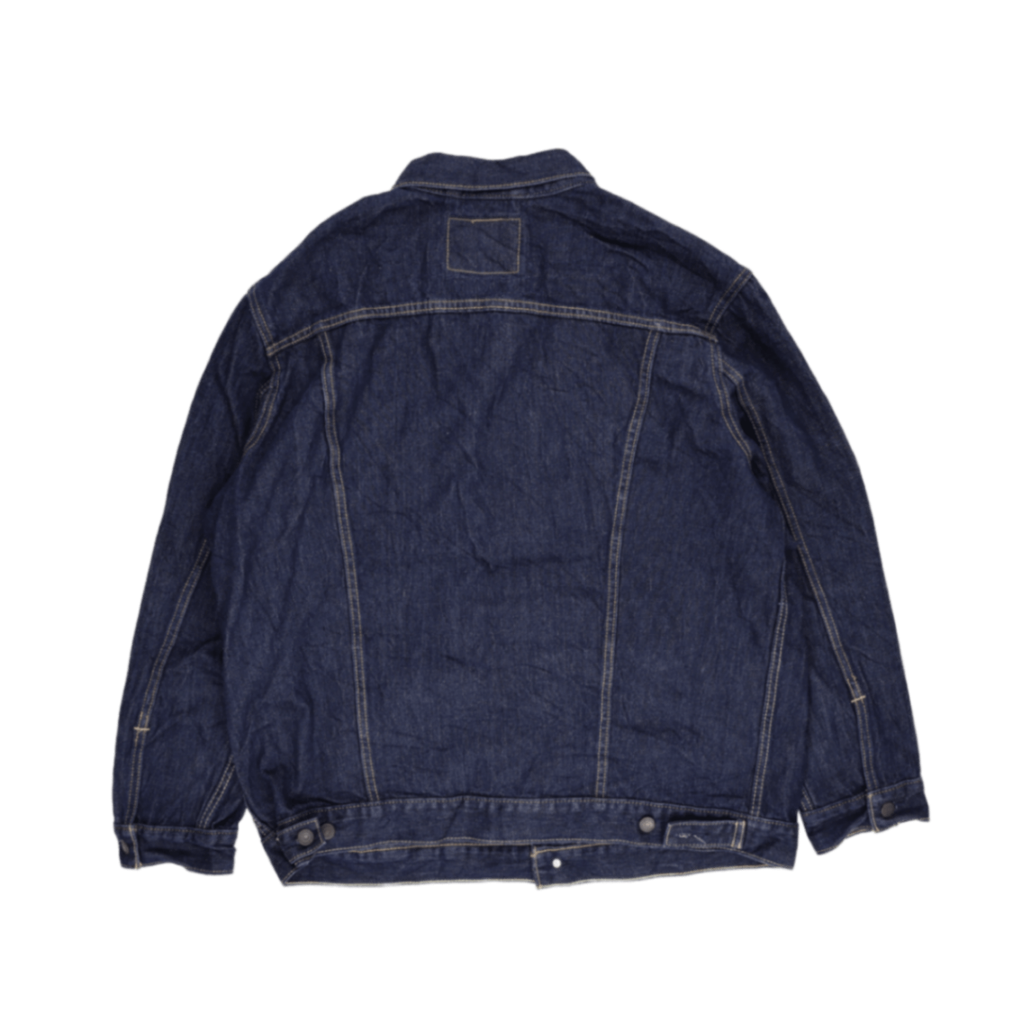 Levi's Classic Indigo Denim Jacket Unisex 3XL Cotton Vintage