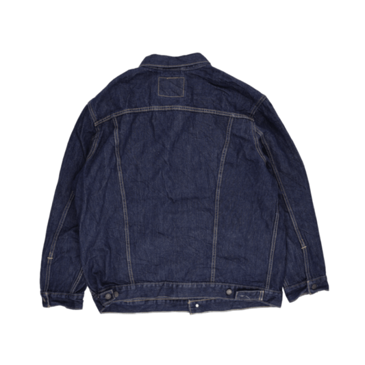 Levi's Classic Indigo Denim Jacket Unisex 3XL Cotton Vintage