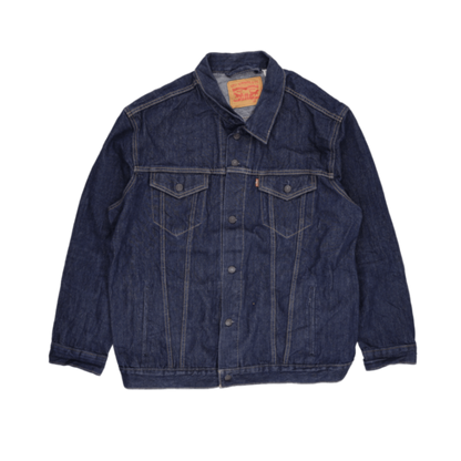 Levi's Classic Indigo Denim Jacket Unisex 3XL Cotton Vintage