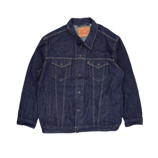 Levi's Classic Indigo Denim Jacket Unisex 3XL Cotton Vintage
