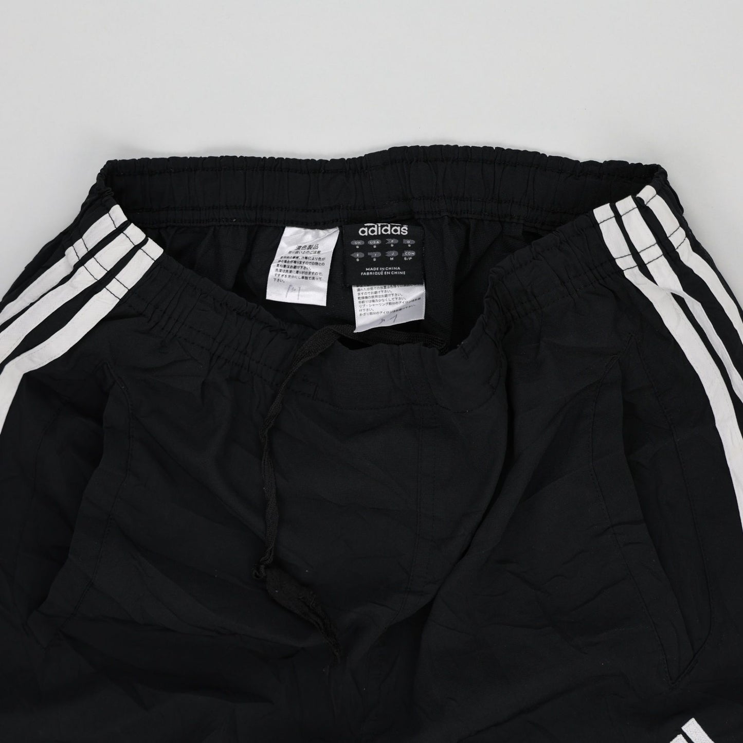 adidas Black Track Pants Medium 36 Inch Waist 79 cm Inseam 100 Percent Polyester