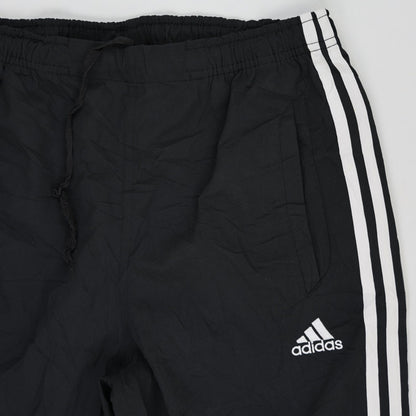 adidas Black Track Pants Medium 36 Inch Waist 79 cm Inseam 100 Percent Polyester