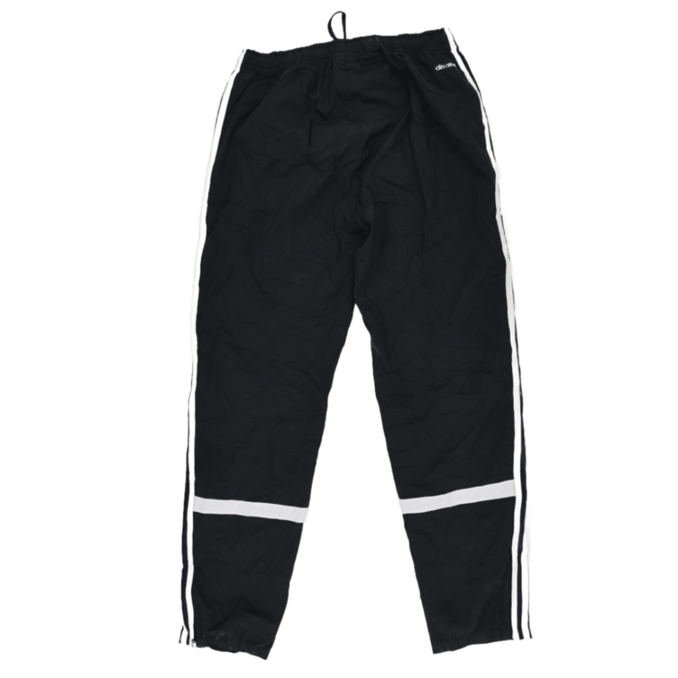 adidas Black Track Pants Medium 36 Inch Waist 79 cm Inseam 100 Percent Polyester