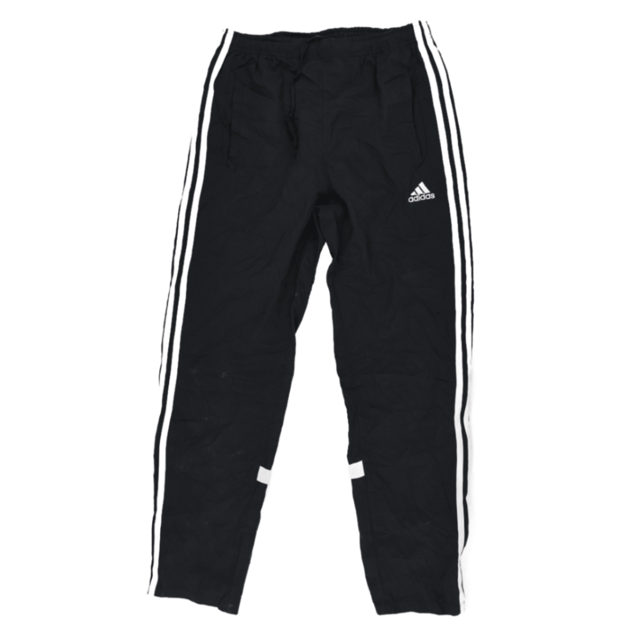 adidas Black Track Pants Medium 36 Inch Waist 79 cm Inseam 100 Percent Polyester
