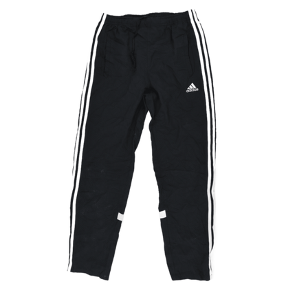 adidas Black Track Pants Medium 36 Inch Waist 79 cm Inseam 100 Percent Polyester