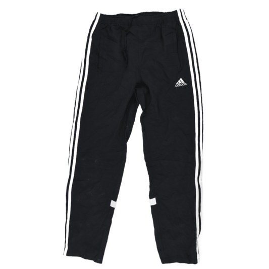 adidas Black Track Pants Medium 36 Inch Waist 79 cm Inseam 100 Percent Polyester
