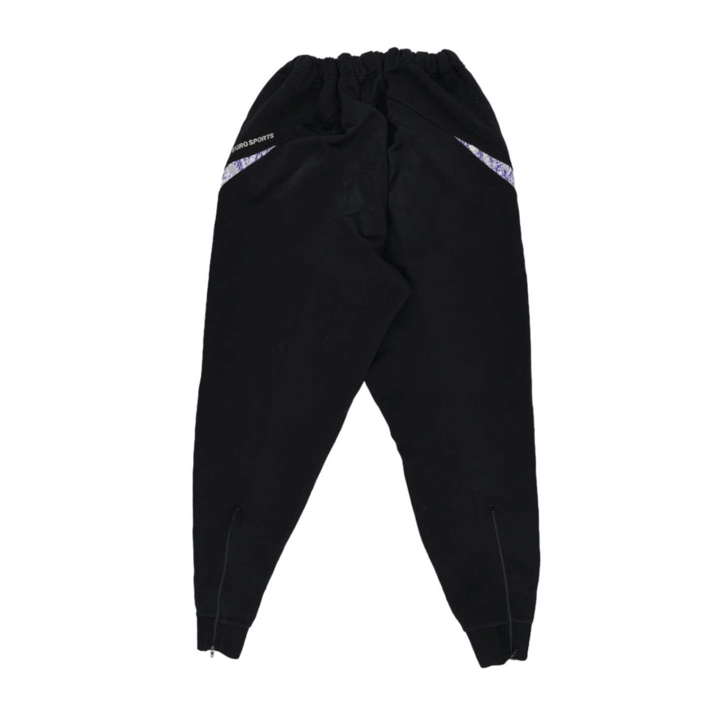 PUMA Vintage Black Purple Track Bottoms Men's Size L 42 Waist 77 Inseam Polyester