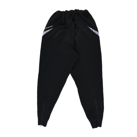 PUMA Vintage Black Purple Track Bottoms Men's Size L 42 Waist 77 Inseam Polyester