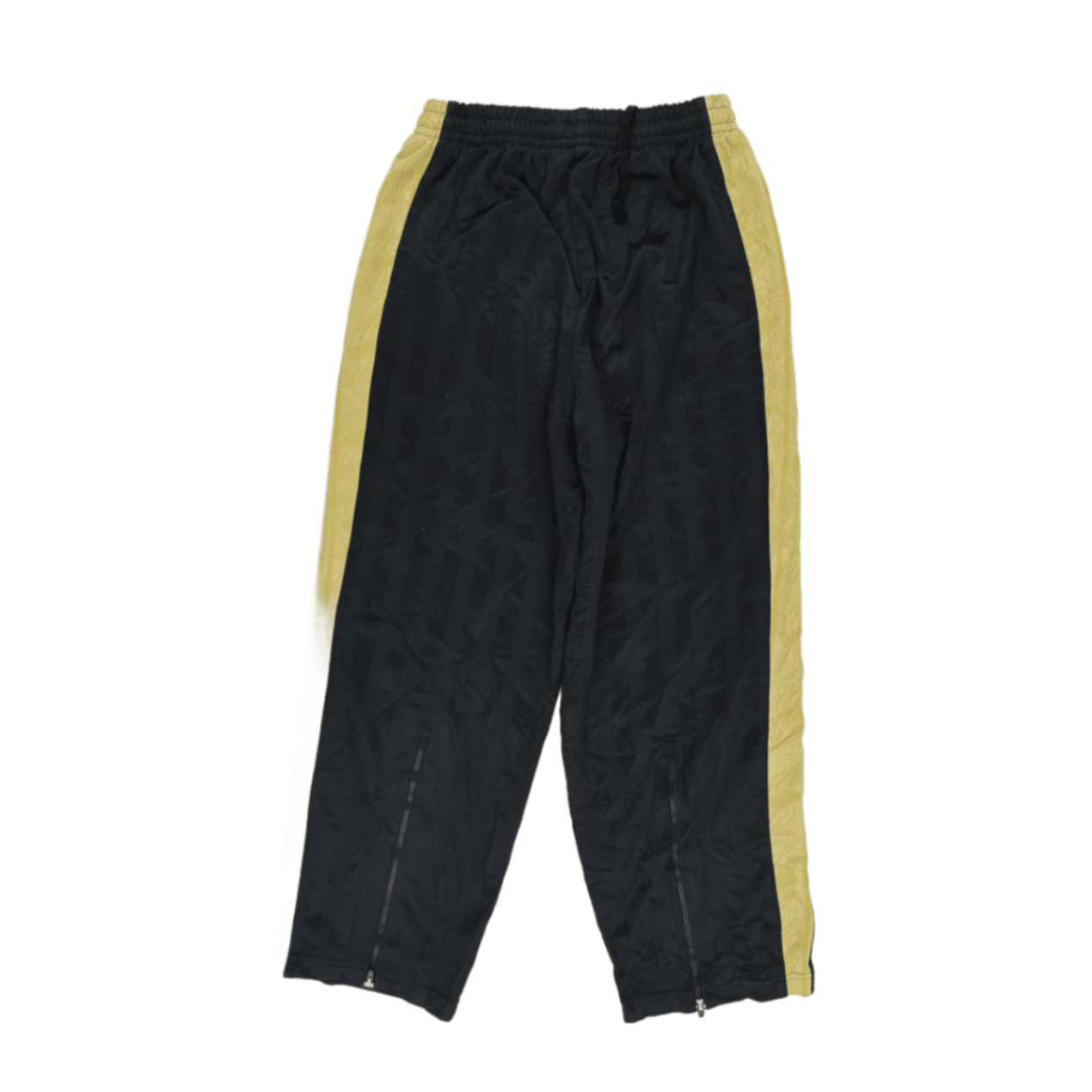 PUMA Vintage Black Gold Track Pants Men Medium Polyester 78 Inseam
