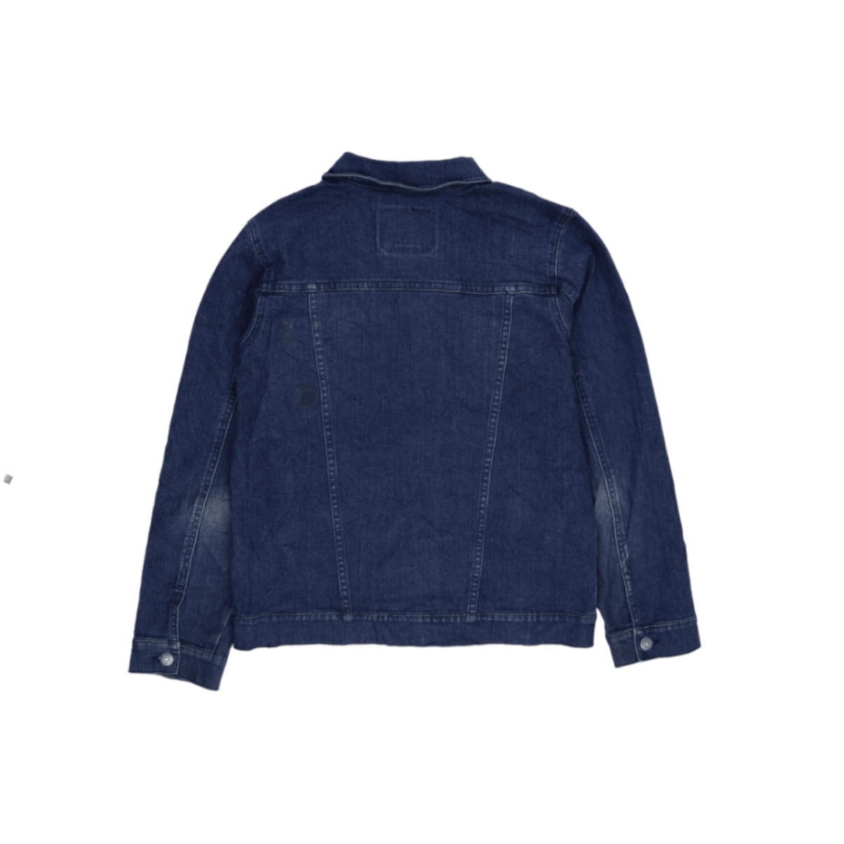 Levi's Strauss & Co Classic Denim Trucker Jacket Indigo Blue Large Cotton