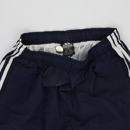 adidas Navy Blue Athletic Track Pants Small 75 cm Inseam 34 cm Waist Polyester Vintage
