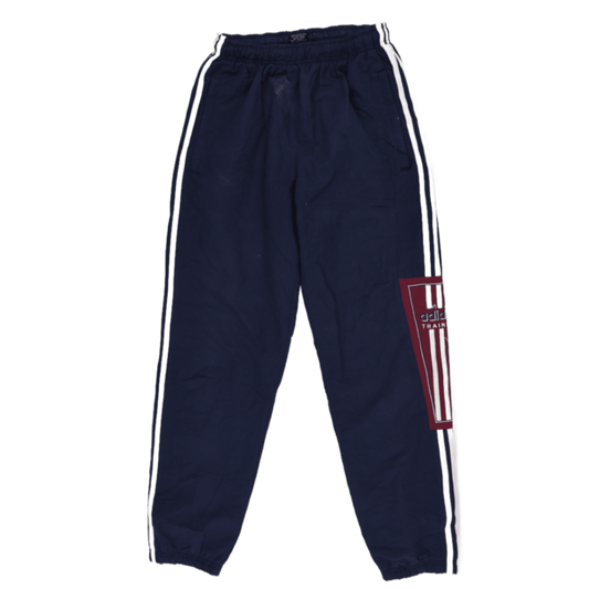 adidas Navy Blue Athletic Track Pants Small 75 cm Inseam 34 cm Waist Polyester Vintage