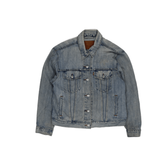 Levi's Vintage Large Light Blue Denim Trucker Jacket Cotton