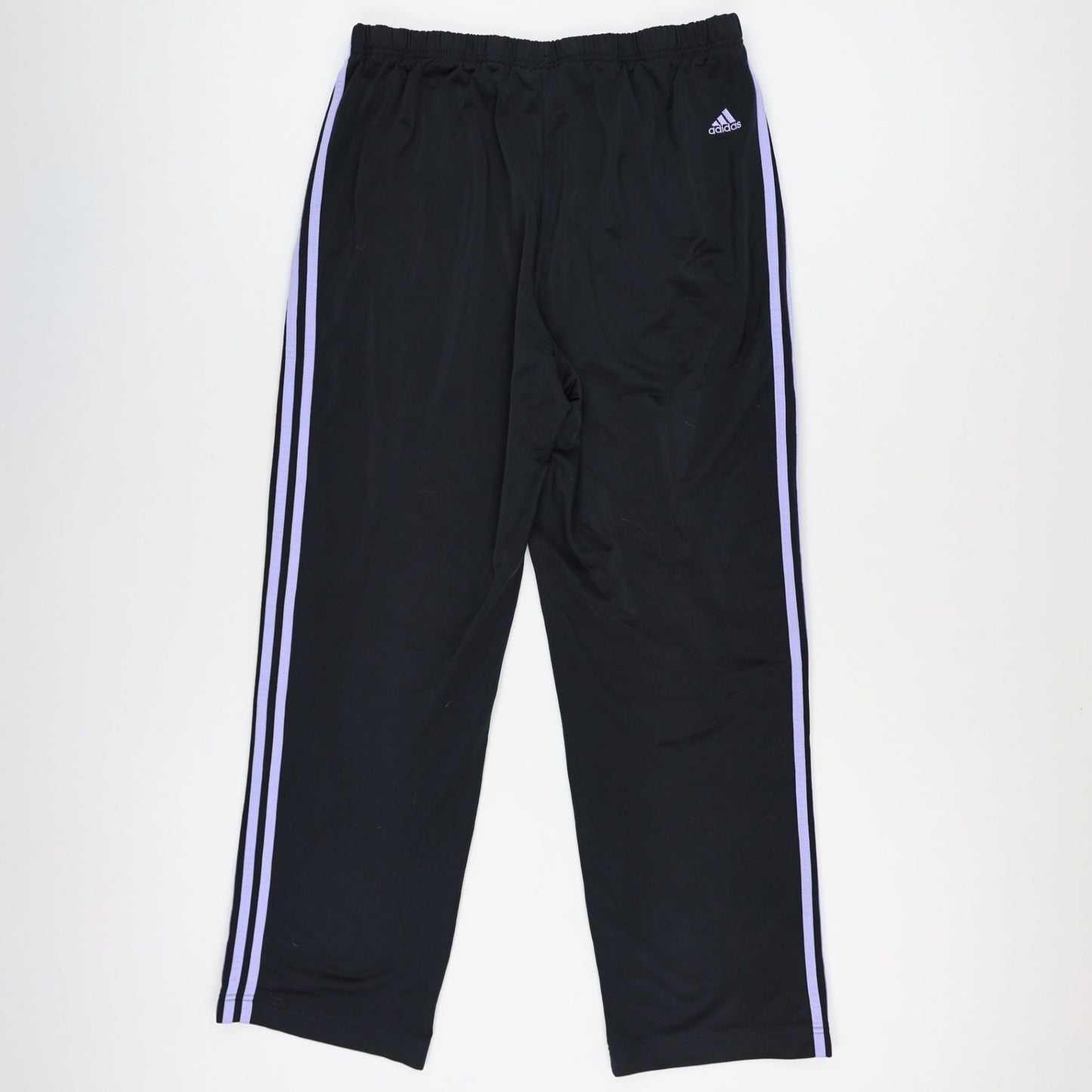 adidas Black Track Trousers Large 44 Waist 79 Inseam Polyester