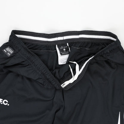 Nike FC Dri-FIT Black Slim Fit Tapered Track Pants Men's Medium 76cm Inseam Polyester