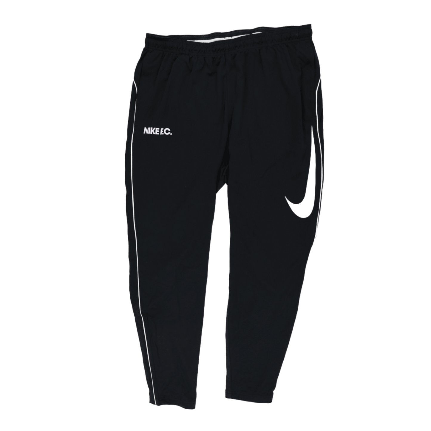 Nike FC Dri-FIT Black Slim Fit Tapered Track Pants Men's Medium 76cm Inseam Polyester