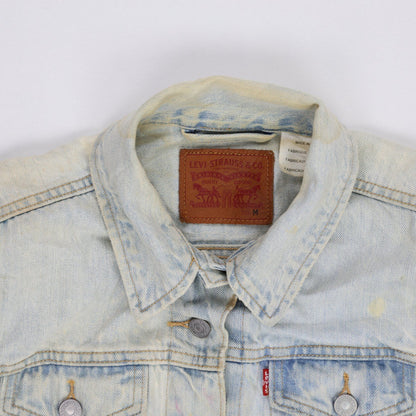 Levi's Vintage Light Blue Denim Trucker Jacket Medium Cotton