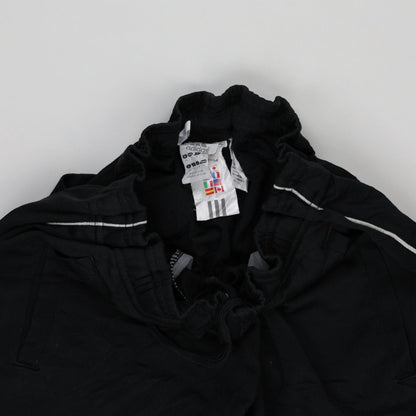 Adidas Black Track Trousers Men's Size L Polyester 80 cm Inseam 40 cm Waist