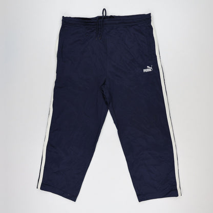 PUMA Navy Blue Track Pants for Men Size Medium 75 cm Inseam Polyester