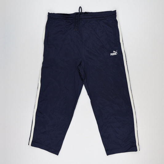PUMA Navy Blue Track Pants for Men Size Medium 75 cm Inseam Polyester