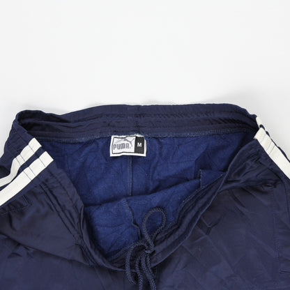 PUMA Navy Blue Track Pants for Men Size Medium 75 cm Inseam Polyester