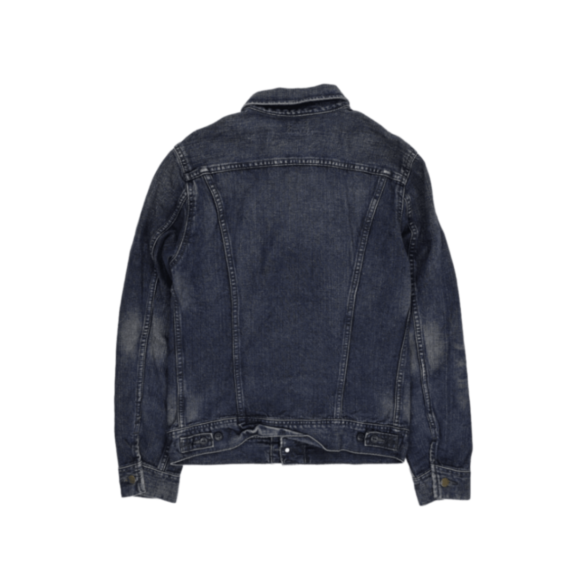 Lee Vintage Blue Denim Trucker Jacket Large Cotton Mens