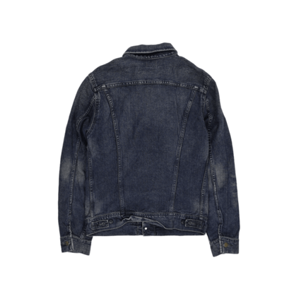 Lee Vintage Blue Denim Trucker Jacket Large Cotton Mens