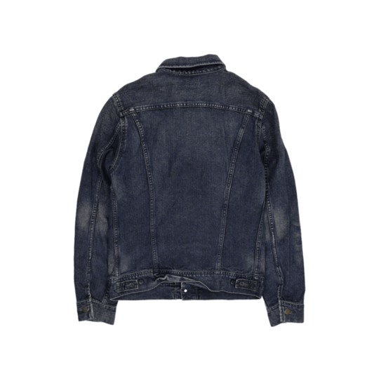 Lee Vintage Blue Denim Trucker Jacket Large Cotton Mens
