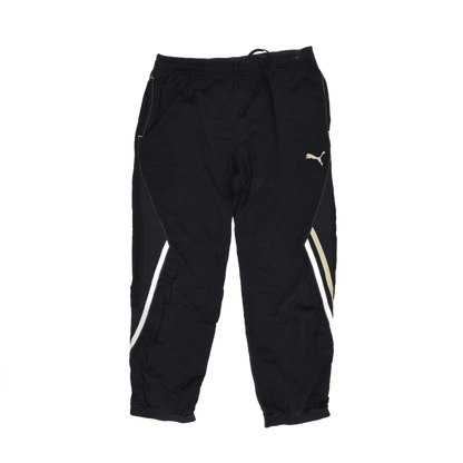 PUMA Black Track Pants Large 76 cm Inseam 40 cm Waist Polyester