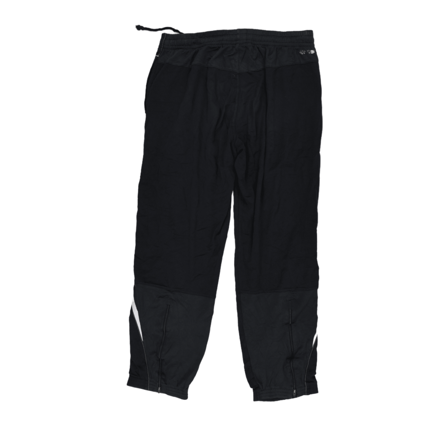 PUMA Black Track Pants Large 76 cm Inseam 40 cm Waist Polyester