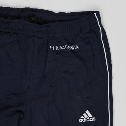 adidas Navy Blue Track Bottoms Men's Medium 76 cm Inseam 38 cm Waist Polyester