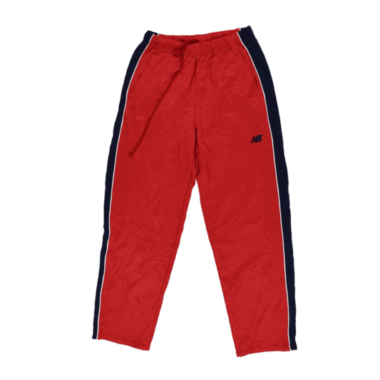 New Balance Red Track Pants Mens Size M 38 Waist 76 Inseam Polyester