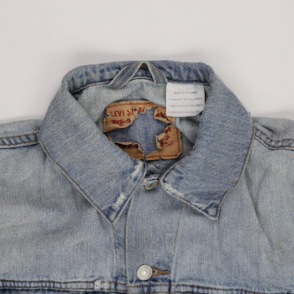 Levi's Vintage Light Blue Denim Trucker Jacket Men's Medium Cotton