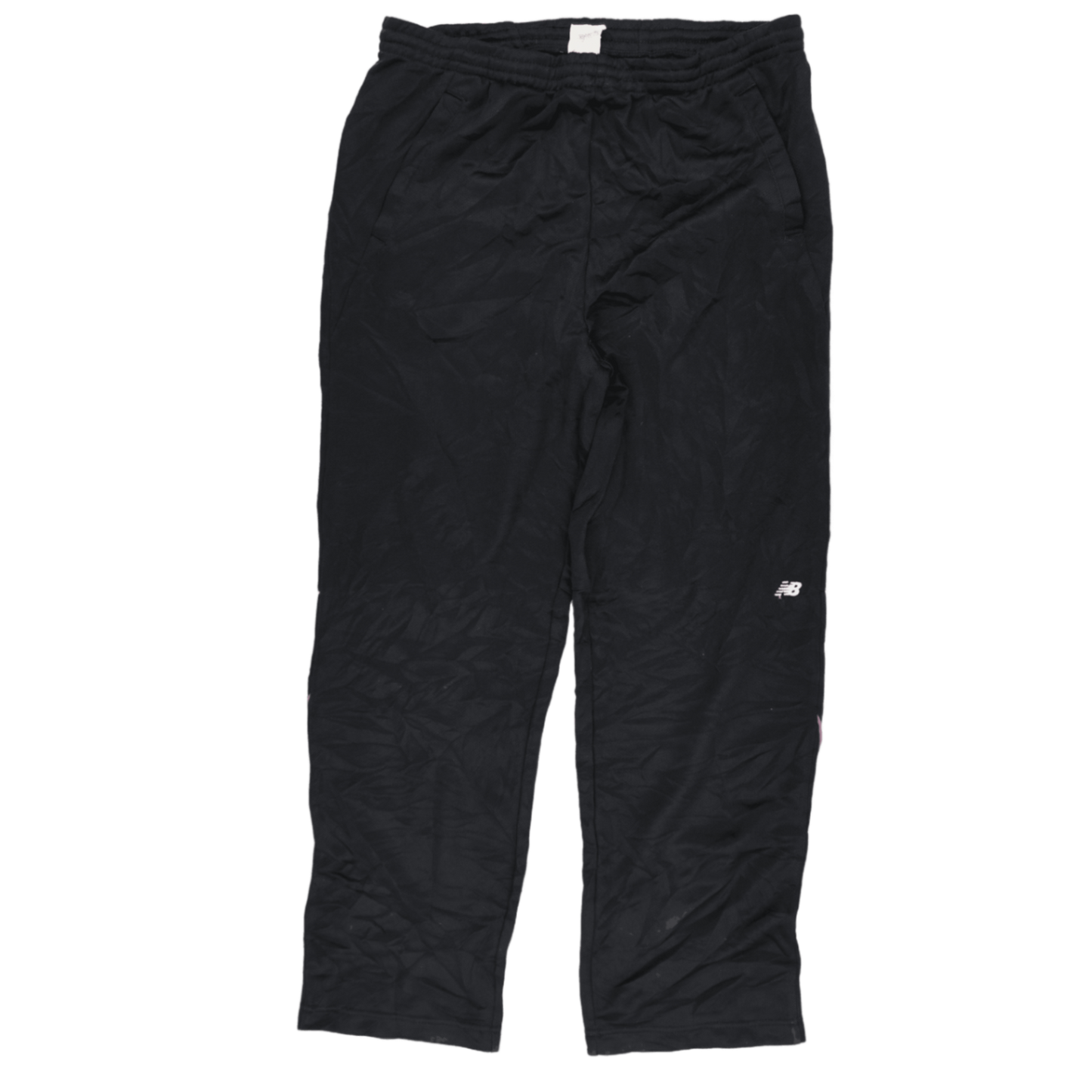 New Balance Black Nylon Track Trousers Women's Small Size 36 Inseam