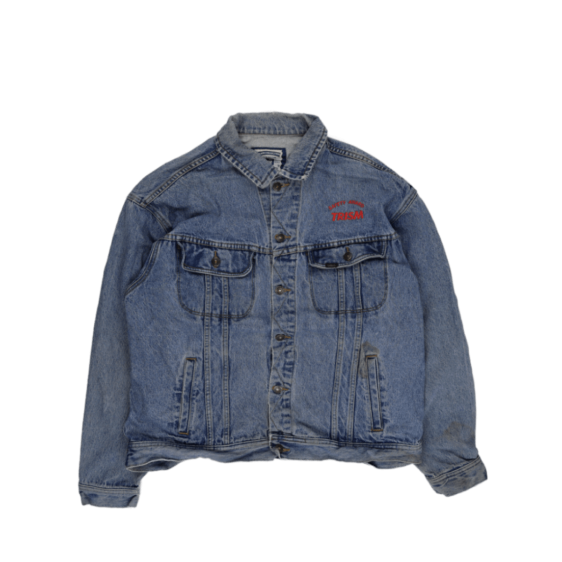 Lee Vintage Denim Jacket Blue XL 100% Cotton Collared